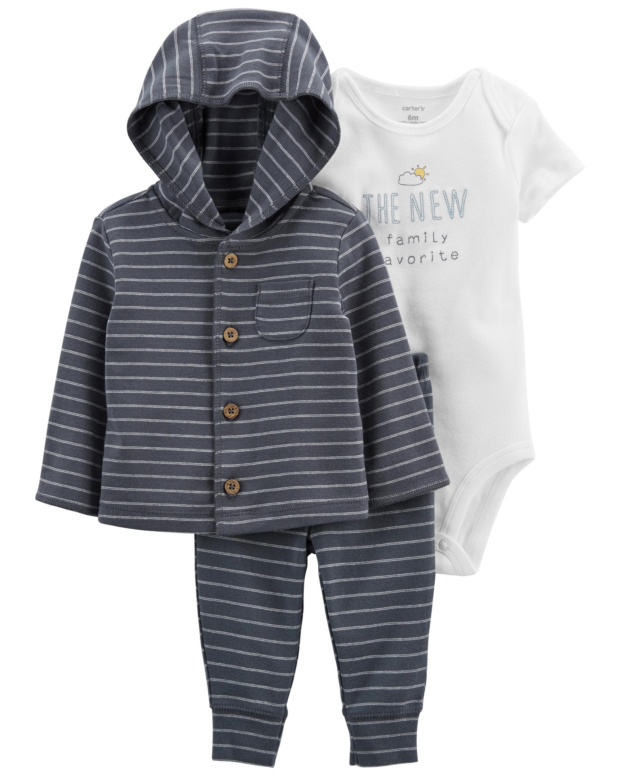 Conjunto 3 Peças (Menino)- Carter's